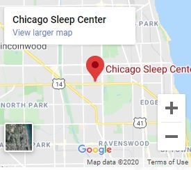 Map of the Chicago ENT Peterson Location