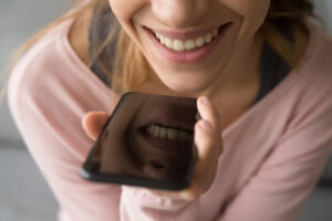 woman talking on phone